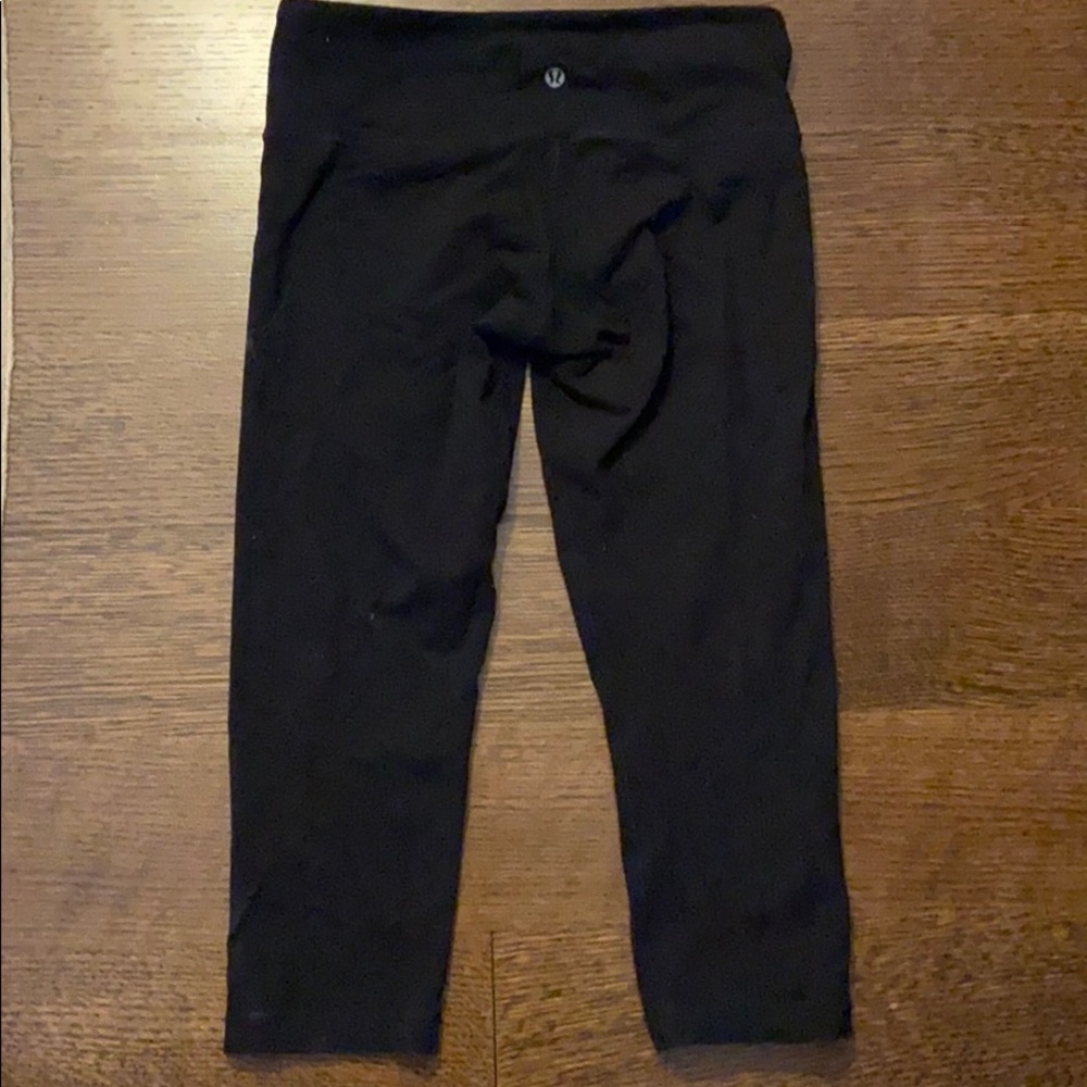 Lululemon wunder under crop leggings
